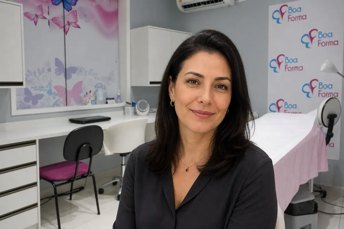 Equipe Boa Forma Estética em atendimento